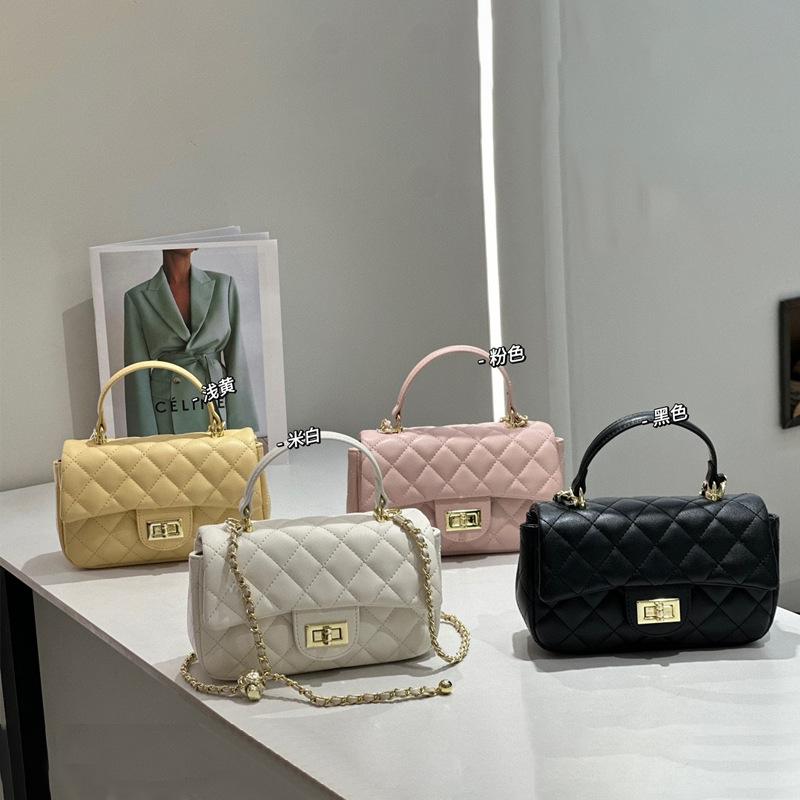 Genuine Leather Women's Bag New High End Women's Shoulder Bag Fashionable Small Fragrance Chain Bag Handbag Crossbody Bag