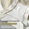 Women's Summer Seamless Ice Silk Mid-Waist Briefs - Ultra-thin, Breathable, with Silk Protein Crotch