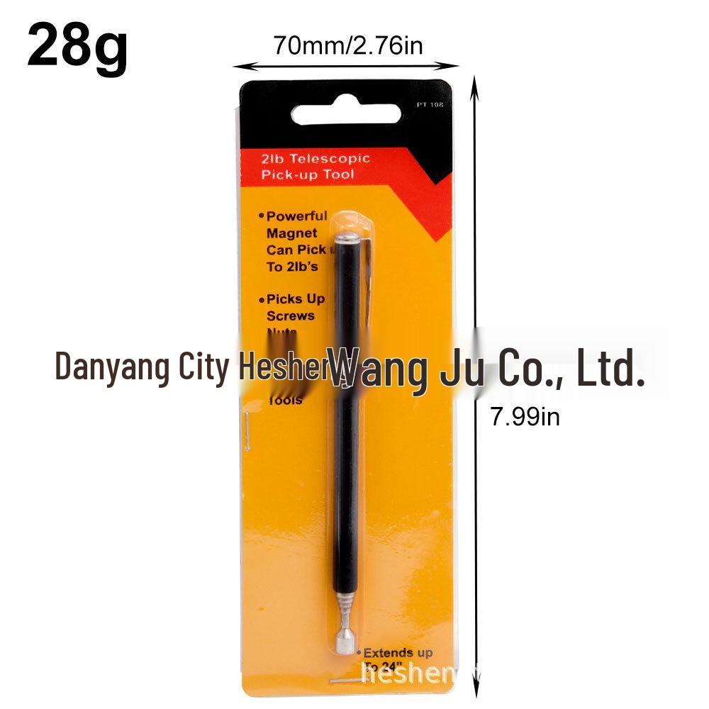 Portable Magnetic Extendable Pickup Tool with Clip