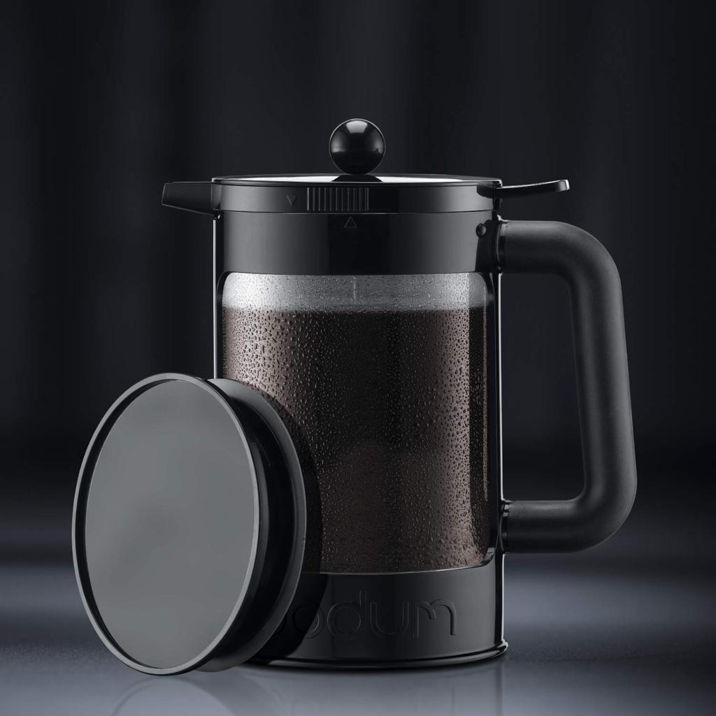 BODUM BEAN French Press Eiskaffeezubereiter, 1,5 l, Schwarz [Authentisch] K11683-01