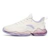 Anta A-Jelly Shock Absorbing Non-Slip Wear-Resistant Breathable Low-Top Running Shoes Women sneaker White Purple 122035501-13