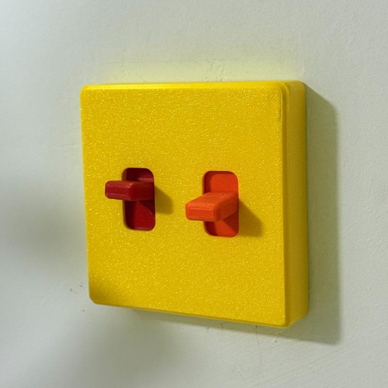 3D Printed 86 Switch Decorative Panel Cute Dopamine Switch Panel Decoration Wall Creative Switch Cover
