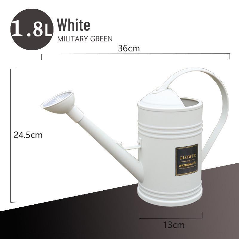Long-Spout Plastic Watering Can, Imitation Tinplate, for Flowers, Plants, and Vegetables