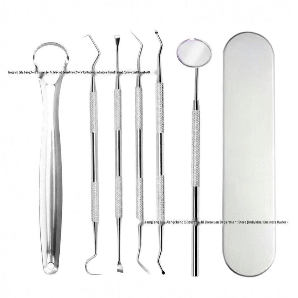 Dental Tartar Remover Kit: Oral Endoscope & Toothpick for Home Use