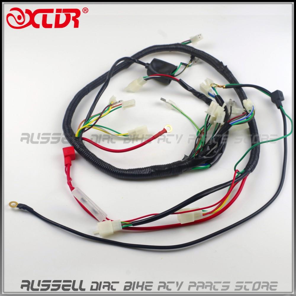 ATV Quad GY6 125cc 150cc ELECTRICS Stator Wire Wiring Harness Loom Magneto Ignition Coil CDI Rectifier Solenoid Parts
