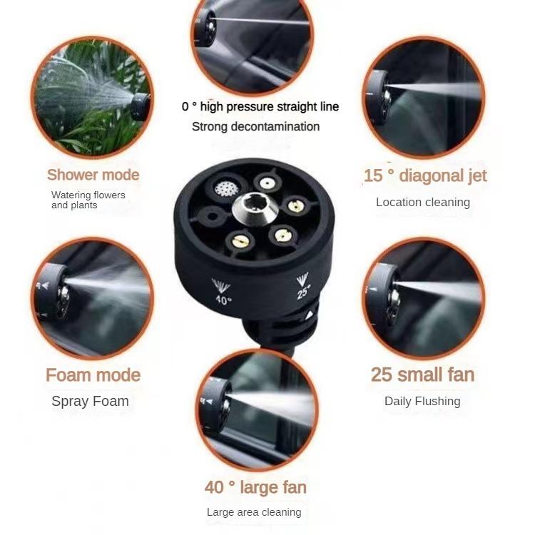 Duză pentru curățător de înaltă presiune 6 în 1 multifuncțională pentru pistolul cu apă de înaltă presiune LAVOR de spălat auto