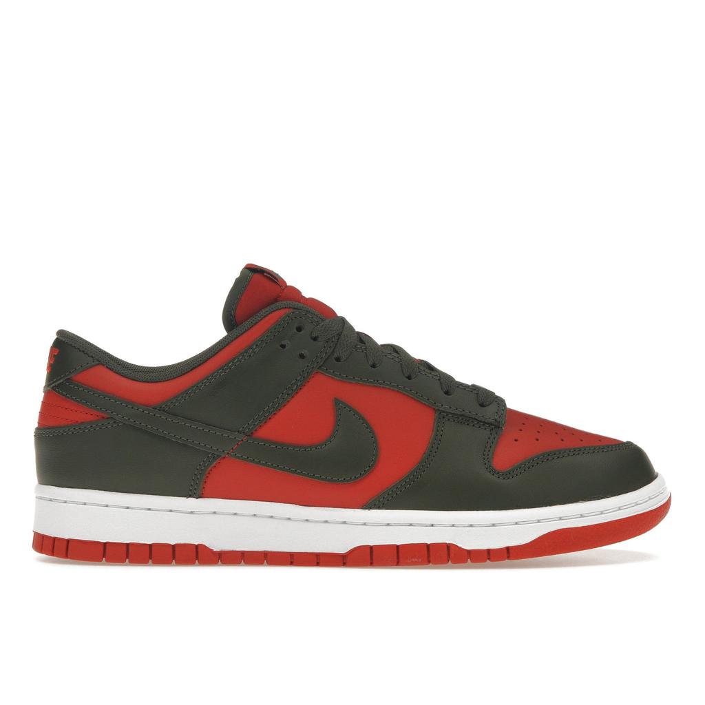 Nike Dunk Low Cargo Khaki Mystic Red Men Sneakers Green White DV0833-600