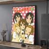 K-On! Poster Anime Clasic Autocolant Hârtie Impermeabilă Decor de Perete Cameră Bar Cafenea