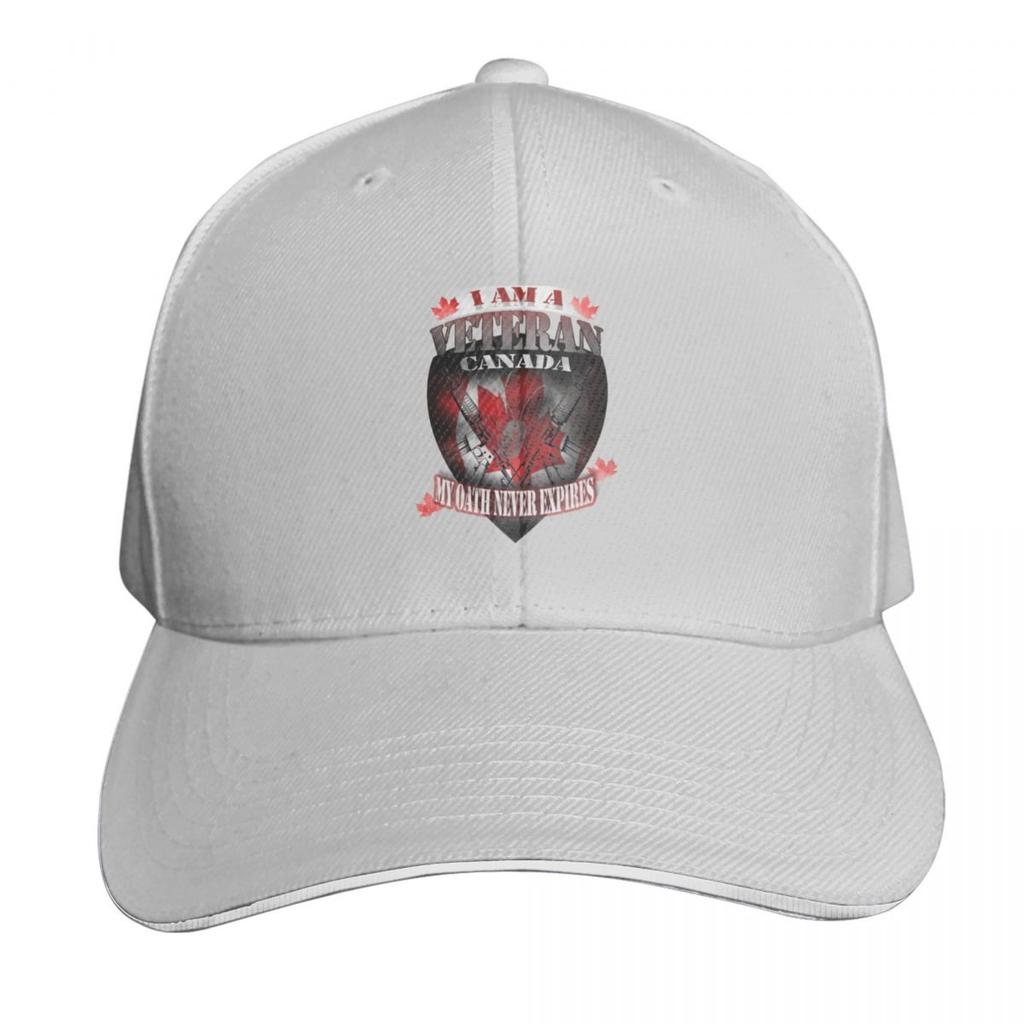 Canadian Military Veteran Baseball Cap Summer Hat Mountaineering Visor Unisex Hat Unisexs Tennis Womens