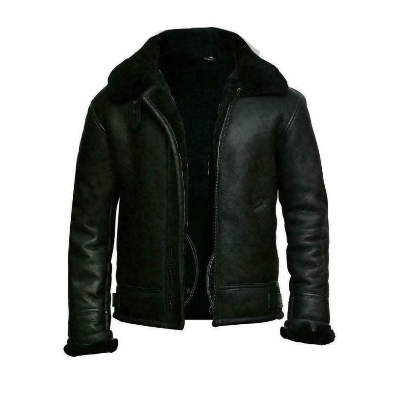 Cappotto da uomo con ampio revers in pelliccia Cappotto all-in-one Cappotto in pelliccia a maniche lunghe