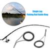 75 Pezzi/Set Kit Riparazione Punta Canna da Pesca Guide Occhiello Riparazione Kit Costruzione Canna Sostituzione Canna Accessori Pesca