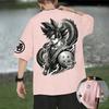 Dragon Ball Wukong Men's Summer T-shirt Retro Street Wear