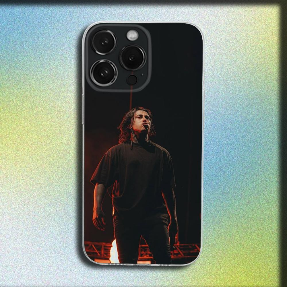 

Singer Rapper R-Ronnie Radke Phone Case For iPhone 16,15,14,13,12,11 Plus,Pro,Max,XR,XS,Plus,E,Mini Transparent Soft Cover iPhone12PRO
