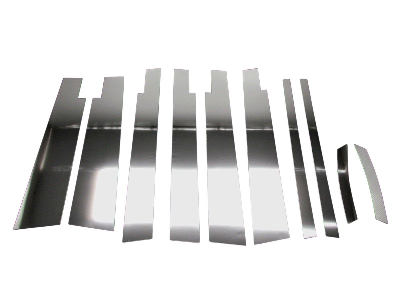 

BRIGHTZ Voxy 80 85 Ultra Mirror Stainless Steel Plated Pillar Panel with Visor 10PC ZWR80G ZRR80G ZRR80W ZRR85G ZRR85W ZWR ZRR R80 R85 Voxy Voxy Voxy