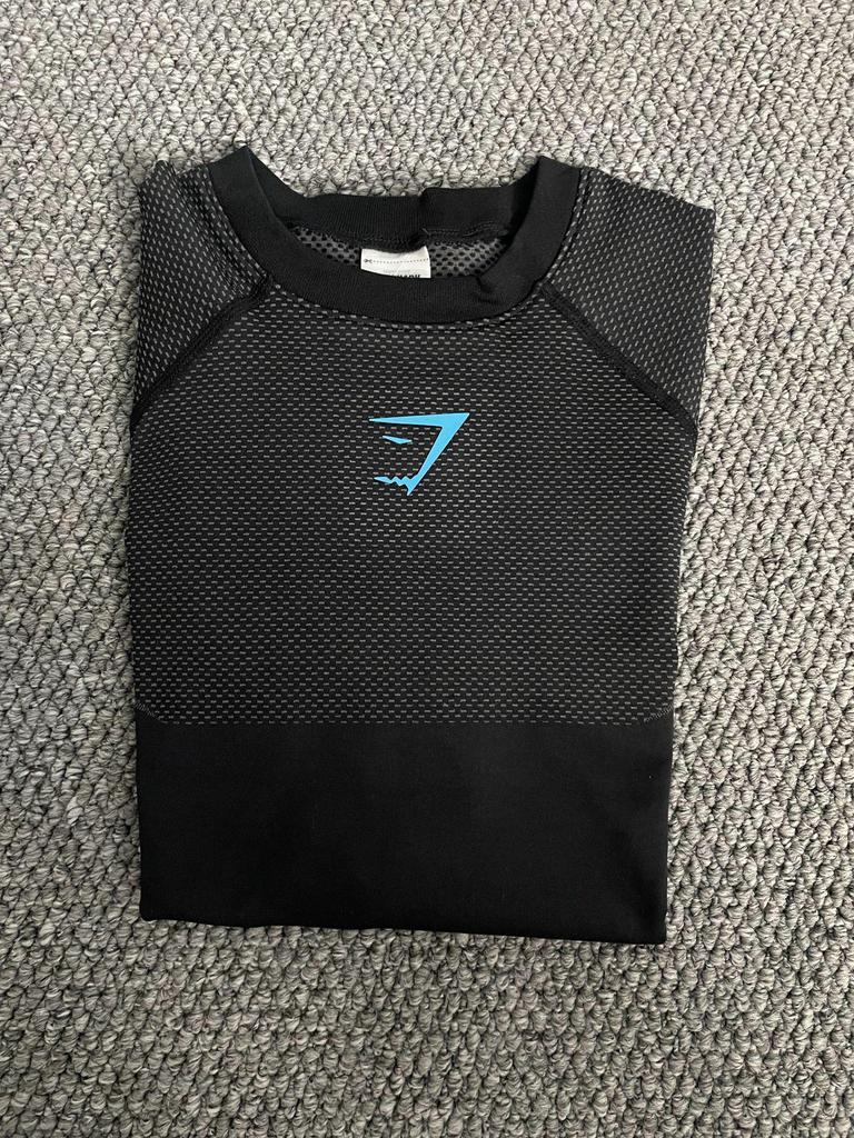 Maglietta Fitness Dimagrante Seamless Shark Onyx 5.0