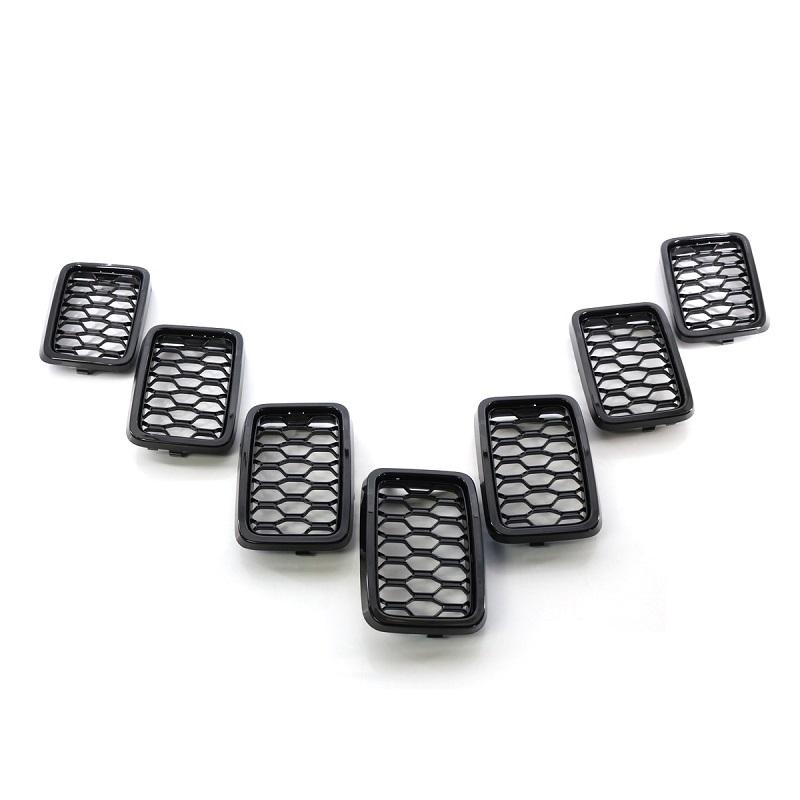 For Jeep Grand Cherokee 2017- Chrome Frame Mesh Front Grille 68317863AA Car Accessories