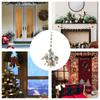 Jingle Bell Metal Pendant Home Decor Front Door Hanger Bells Decorations For Wall Classroom Wreaths Window Staircase Tree Mantel