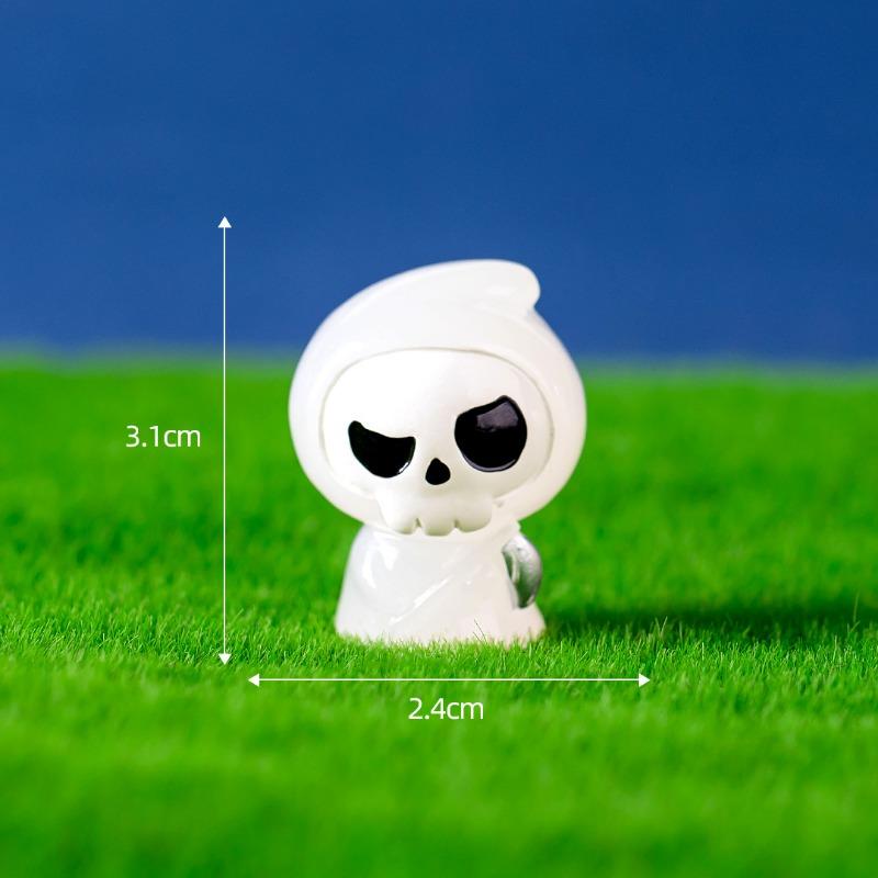 Micro-landscape Luminous Halloween Cute Ghost Devil Pumpkin Decorative Accessories Resin Small Ornaments