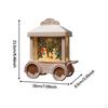 Christmas Musical Snow Globe Decoration Music Box Snowman Glittering for Table Centerpiece