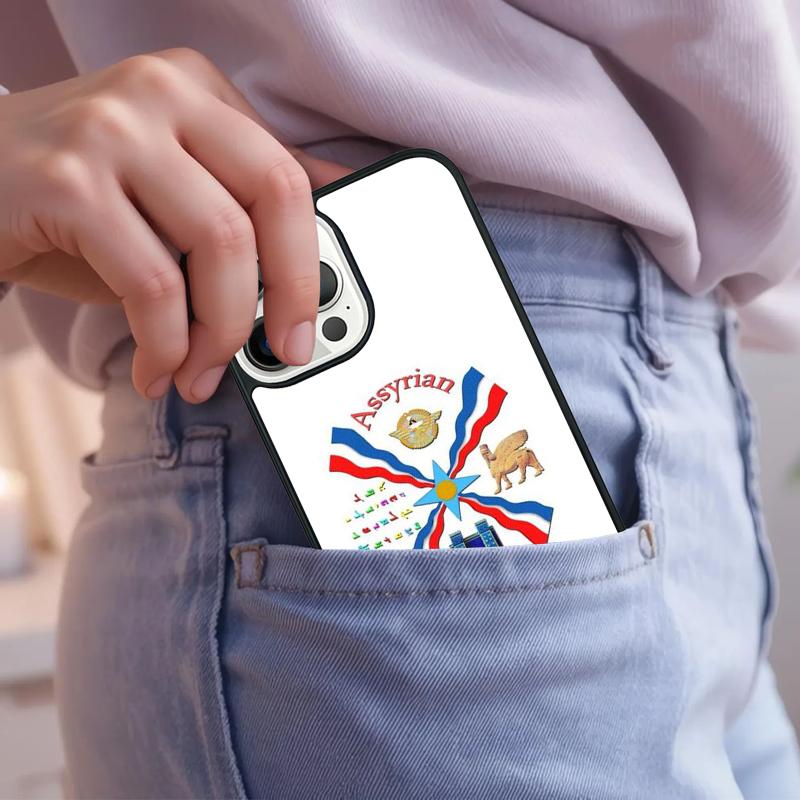 Assyria Flag Assyrian Phone Case For iPhone 17 Air 15 16e 14 13 Pro Max Coque 12 11 Pro Max PLUS cover iPhone 16plus