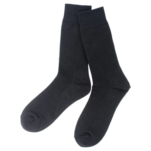 Onmusubi Foot Socks, Regular Type (with Moisturizing Sheets/Black/Size 25-26cm) for Men (Heel Care/Moisturizing/Hydrating) Yamachu 210393