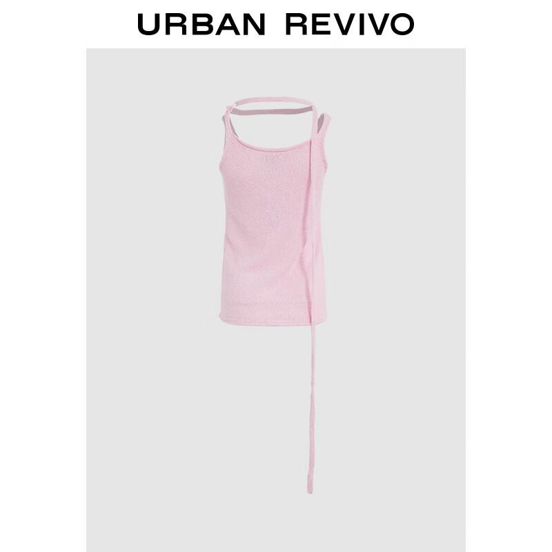 UR 2025 Spring Sweet V-Neck Knit Camisole