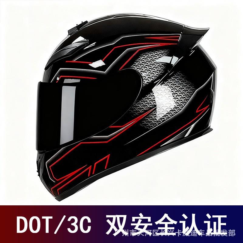 Full Face Motorcycle Helmet Men Women Vintage Style Scooter ATV Quad Bike DOT Certified