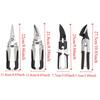 Rustproof Metal Shears Labor-saving Tin Snips Tools Professional Cable Cutters  Industrial Use