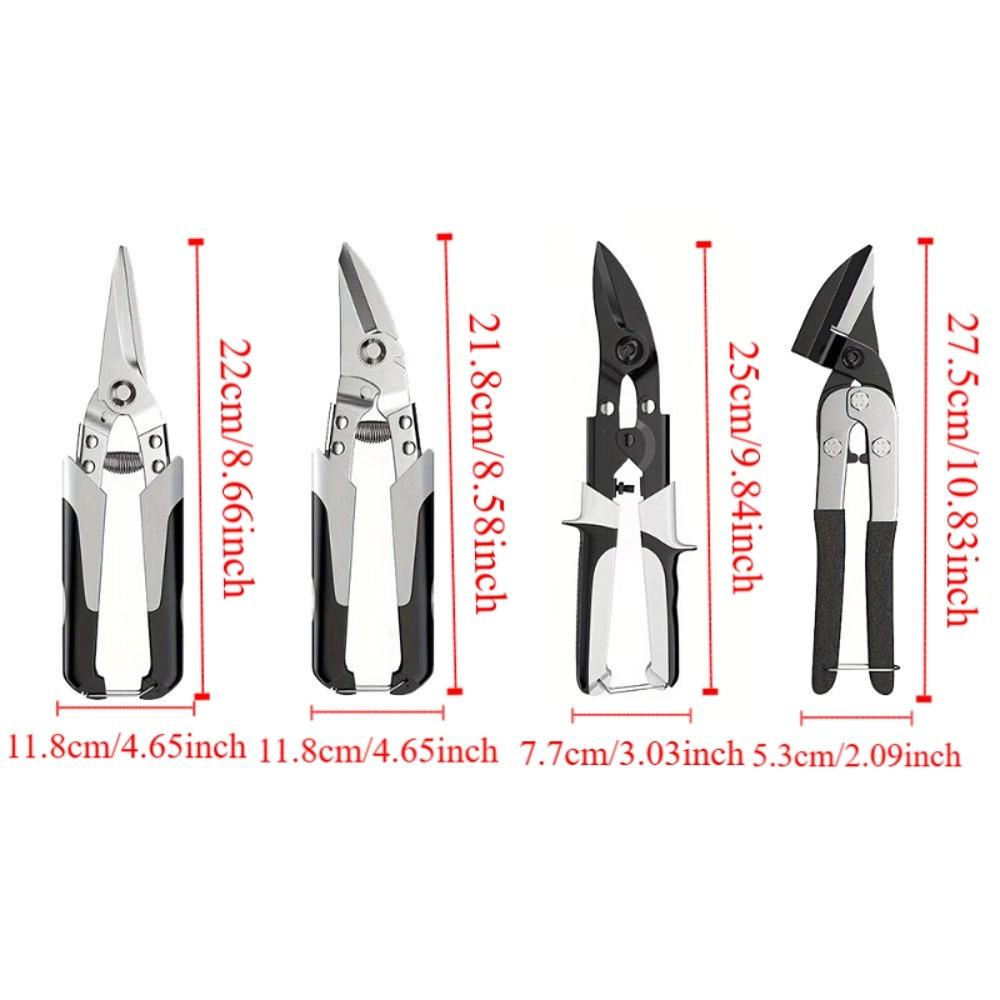 Rustproof Metal Shears Labor-saving Tin Snips Tools Professional Cable Cutters  Industrial Use