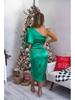 2021 Sexy One-Shoulder Irregular Evening Dress for Women