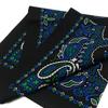 Trifong Bandana Black Bandana Adult Paisley Men's Bandana Blue Handkerchief Stylish 100% Cotton Unisex Women's 55cm x 55cm