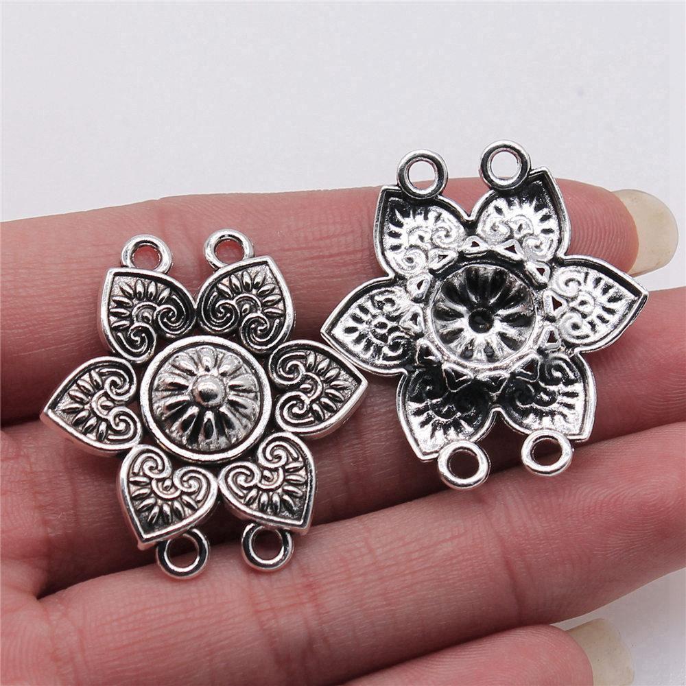 Accessories Parts Four-Hole Necklace Connector Wedding Jewelry Findings TA023