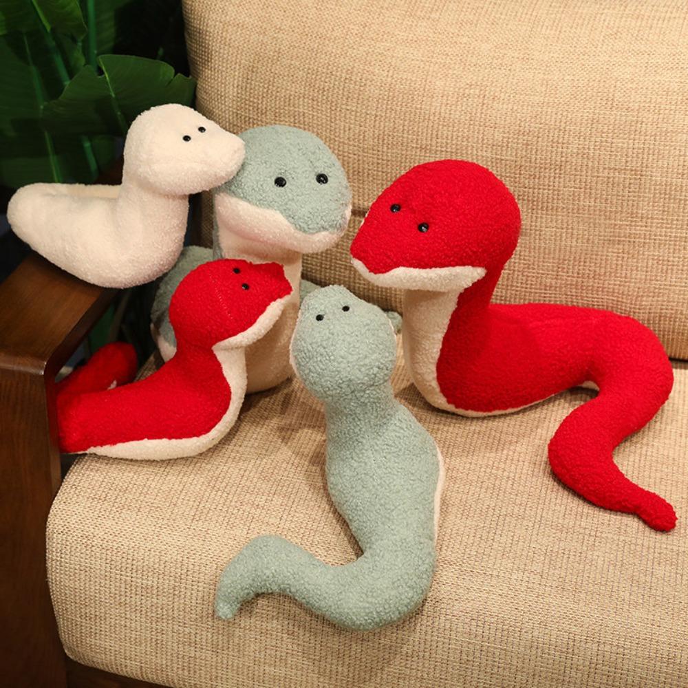 Happy New Year Snake Year Plush Toy PP Cotton Snake Doll Plushies  New Year Gifts
