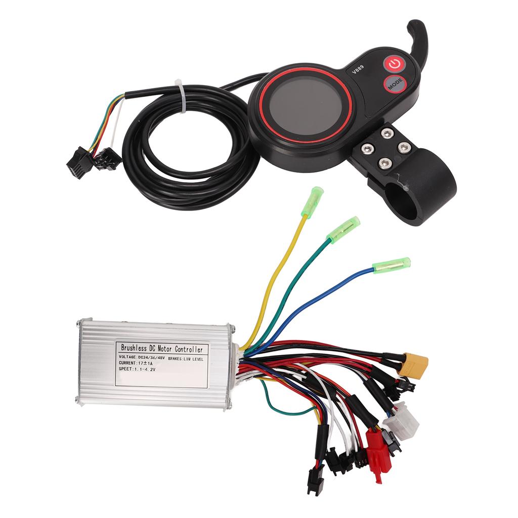 Electric Scooter Controller LCD Display Screen Sine Wave 3 Modes 17A 24V 36V 48V