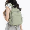 Einfarbiger Damenrucksack Leichter Pendlerrucksack Studenten-Nylon-Schultasche
