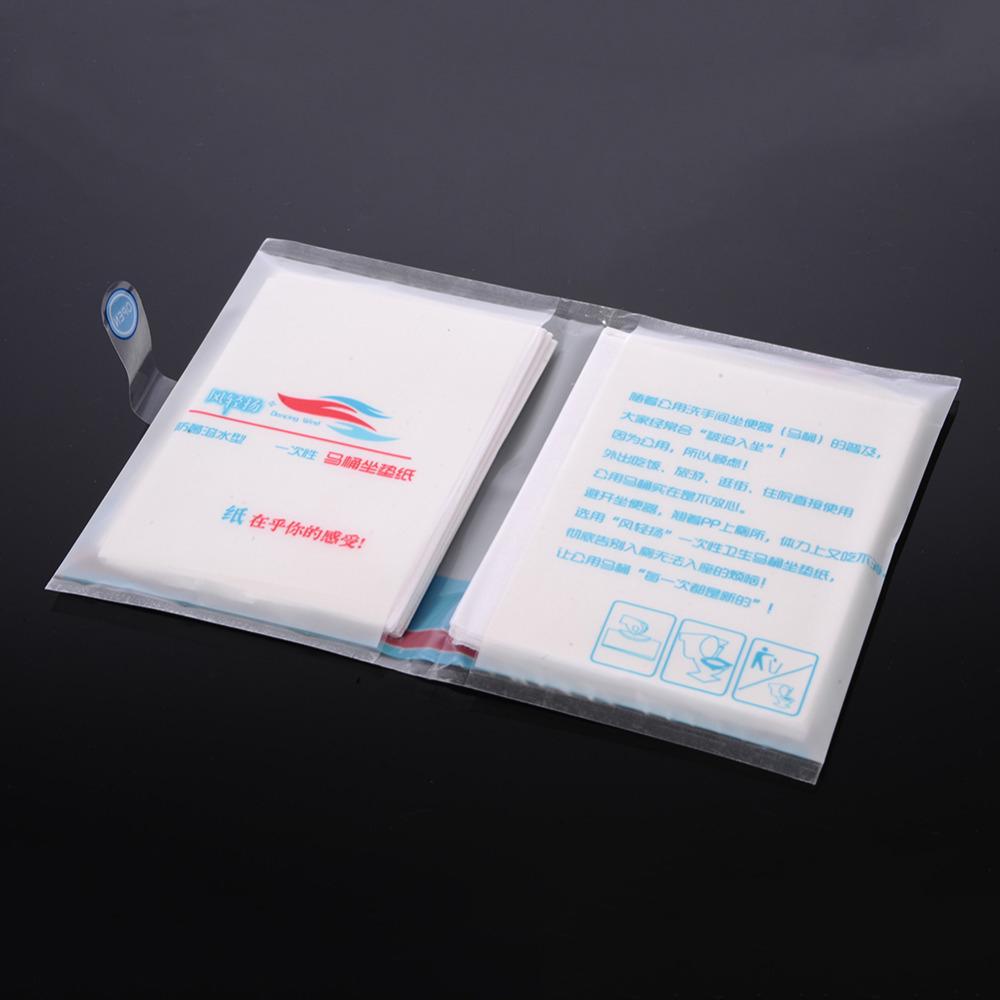 10 st Engångs Rese Hem Toalettsitsskydd