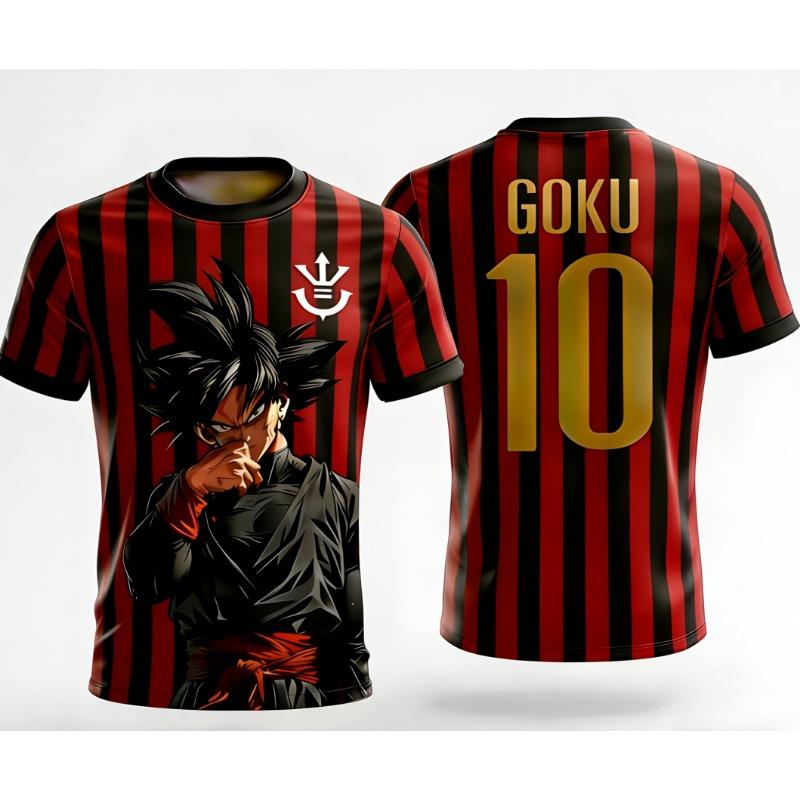 Dragon Ball Official Licensed 3D Print Goku Soccer Training Jersey Adult & Kid S-6XL Stylish Sports Tees 4XL