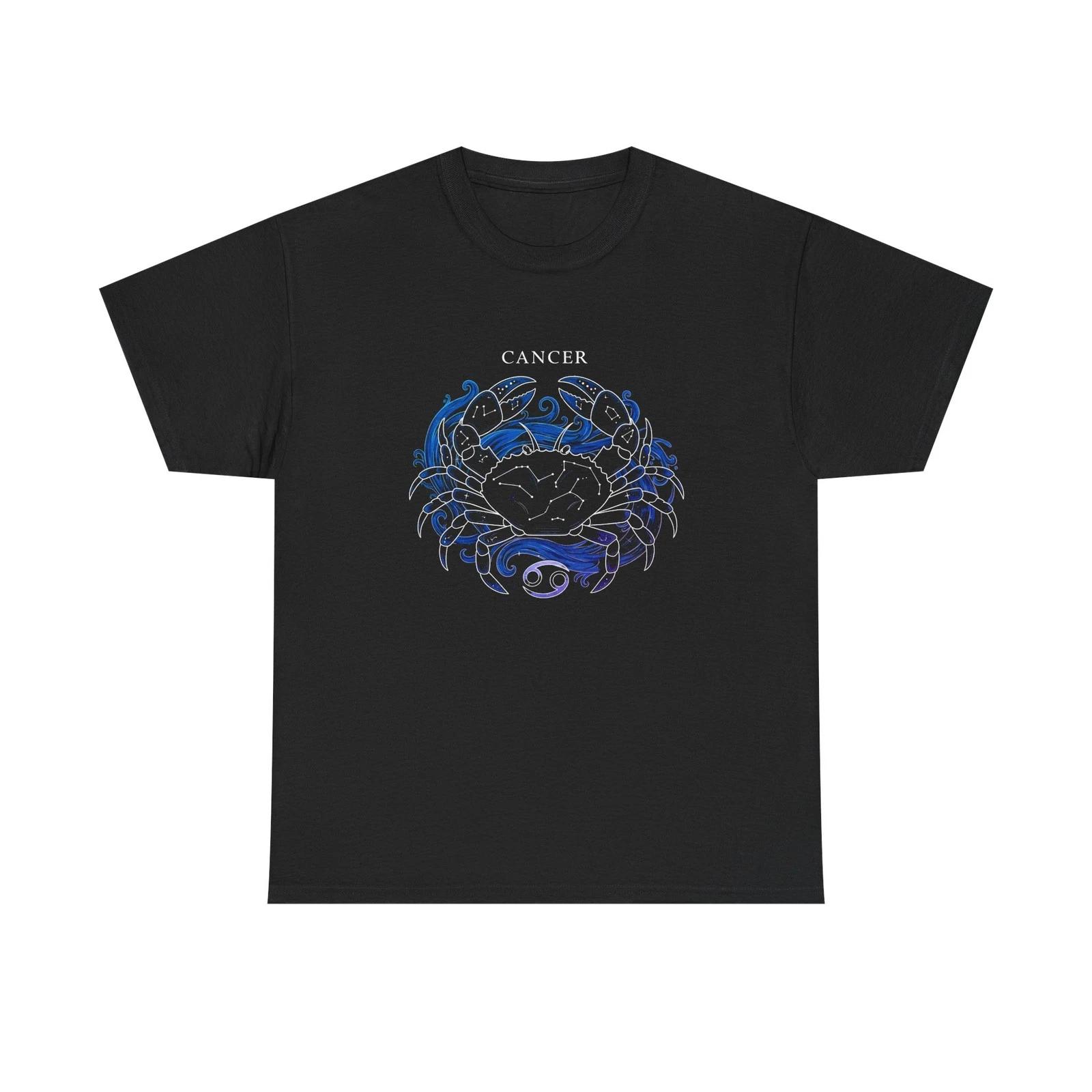 Cancer Zodiac Unisex Heavy Cotton Tee 4XL