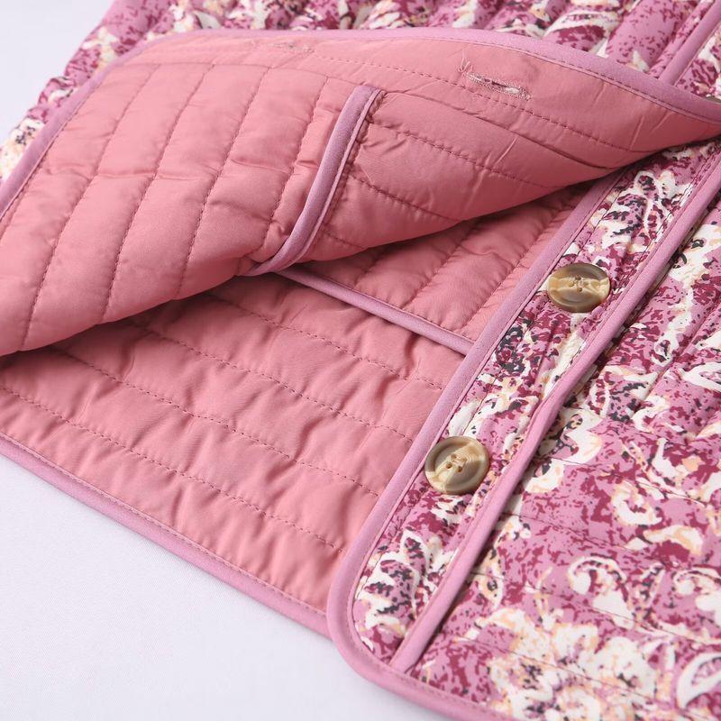 Kaslead New Arrival Women's Clothing Fashion Style Fashion Casual Easiest for Match Round Neck Long Sleeves Print Short Outwear