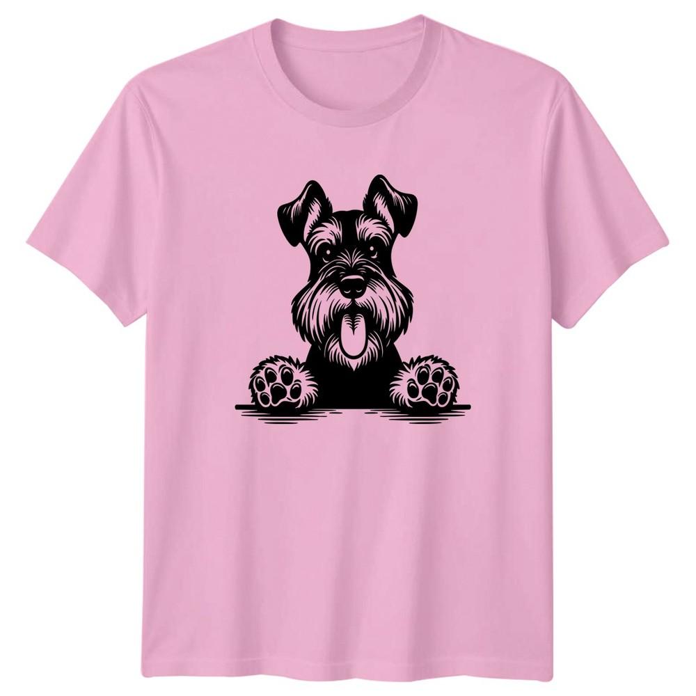 Schnauzer Dog Graphic Unisexs TShirt Unisexs Tee Animals Unisex Top