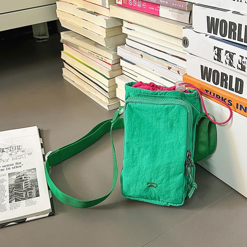 Women's Contrast Color Crossbody Bag Men's Outdoor Sports Mobile Phone Bag Lightweight Travel Shoulder Bag