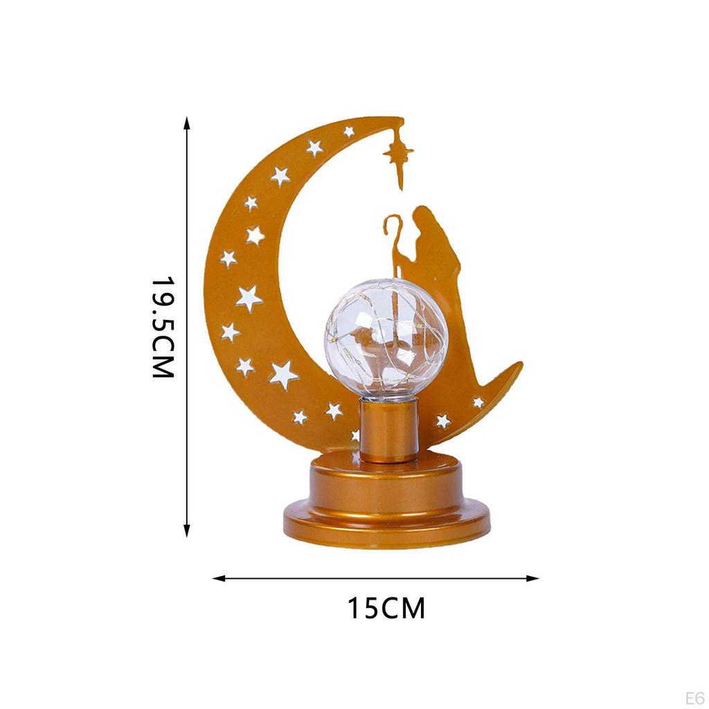 Ramadan Eid Mubarak LED Light Night Lamp for Muslims Family Decoration