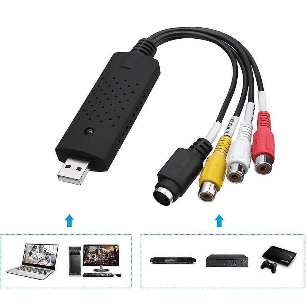 USB 2.0 Audio Video VHS to DVD VCR PC HDD Converter Adapter Digital Capture