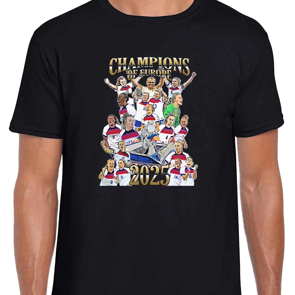 England Womens Champions Of Europe 2025 Unisex T-Shirt Tee S-XXXL Great Gift XXXL
