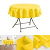 150/180/200cm Round Satin Tablecloth Bright Silk Tablecloth For Baby Shower Wedding Birthday Party Banquet Christmas Table Decor