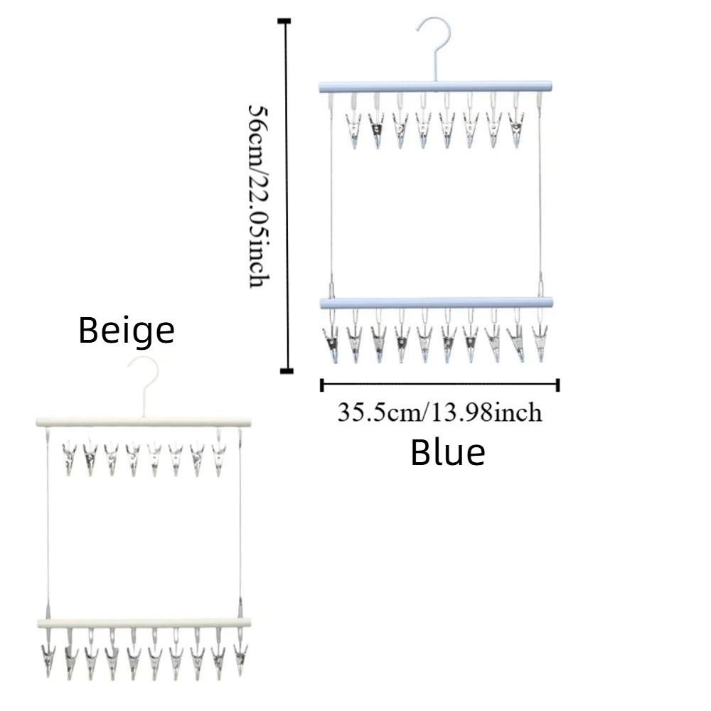 Niezostawiający śladów Stojak do suszenia ubrań Wiatroodporne klipsy do suszenia na bieliznę Suszenie ubrań