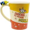 Disney Pixar Alien Little Green Men Mug with Figurine Birthday Gift for Women and Children "Toy Story" (approx. 470ml) - Merchandise, Tableware,