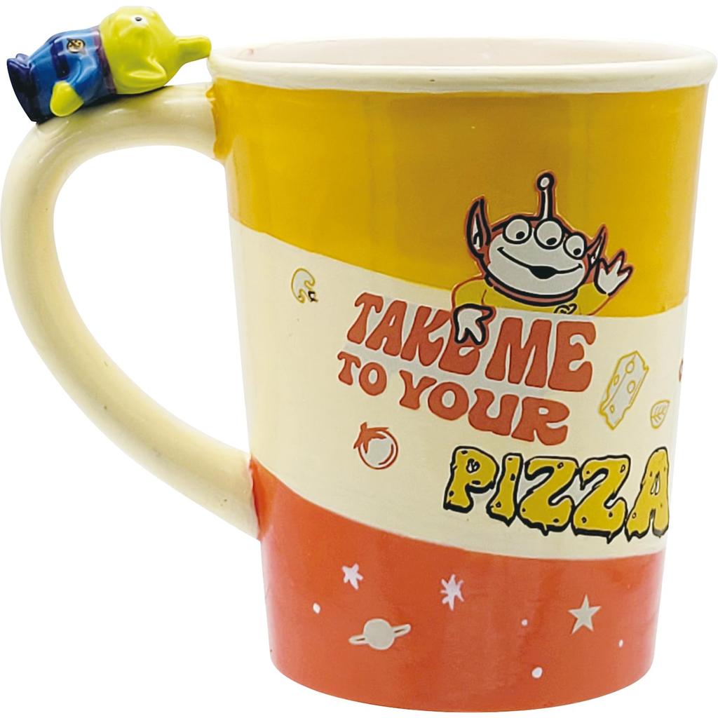Disney Pixar Alien Little Green Men Mug with Figurine Birthday Gift for Women and Children "Toy Story" (approx. 470ml) - Merchandise, Tableware,