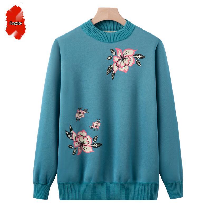 Women s Half-High Collar Plush Sweater 2XL