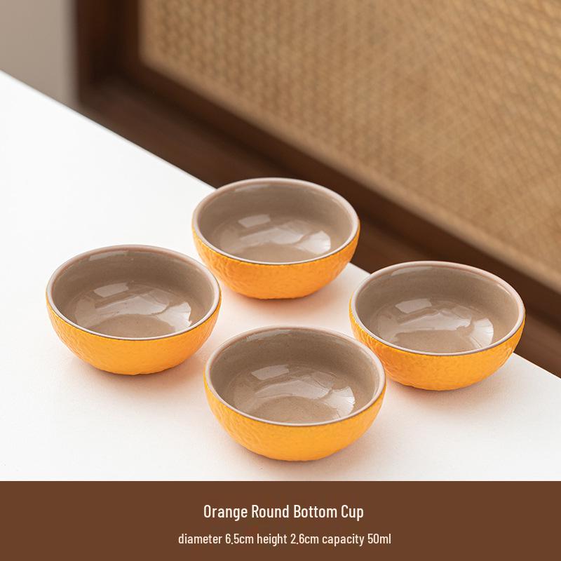 

Creative Ceramic Anti-Scalding Kung Fu Tea Cup with Handle Visible in Picture